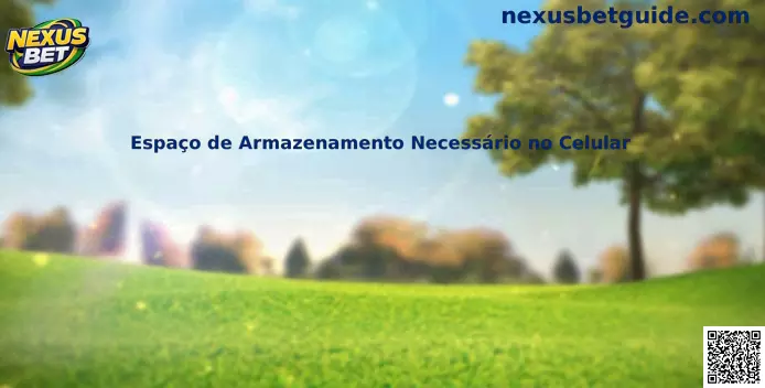 Espaço de Armazenamento Necessário no Celular para instalar o Nexus Bet